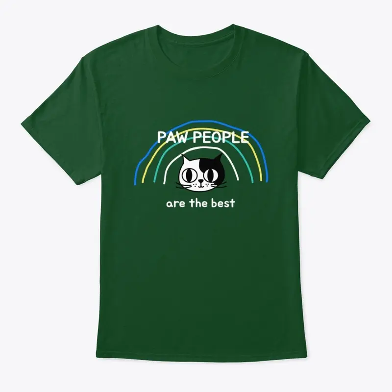 Paw People - Rainbow Kitty Face